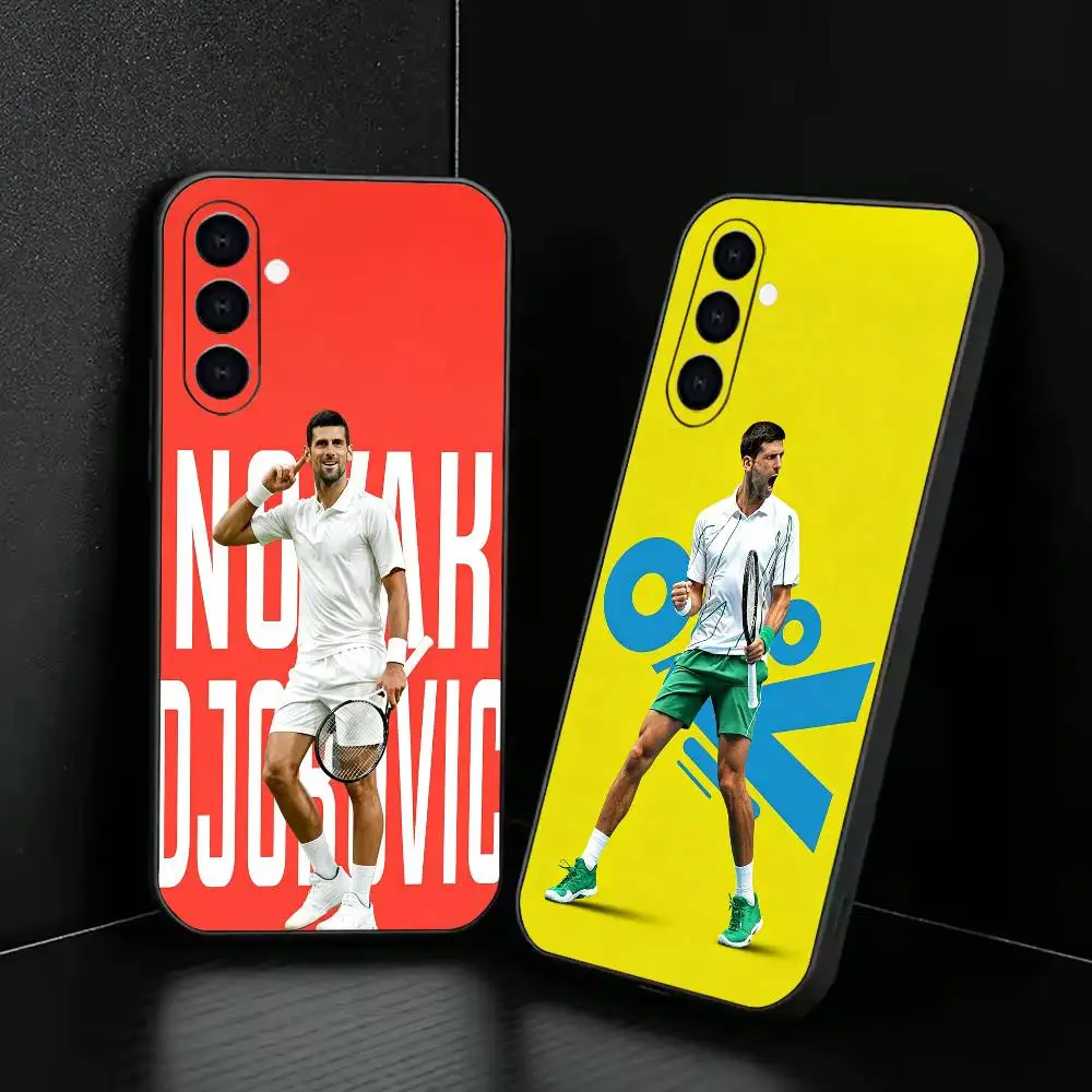 N-Novak Tennis Legend D-Djokovic Phone Case For Samsung Galaxy A73,A72,A71,A70,A53,A52,A51,Others Soft Black Cover