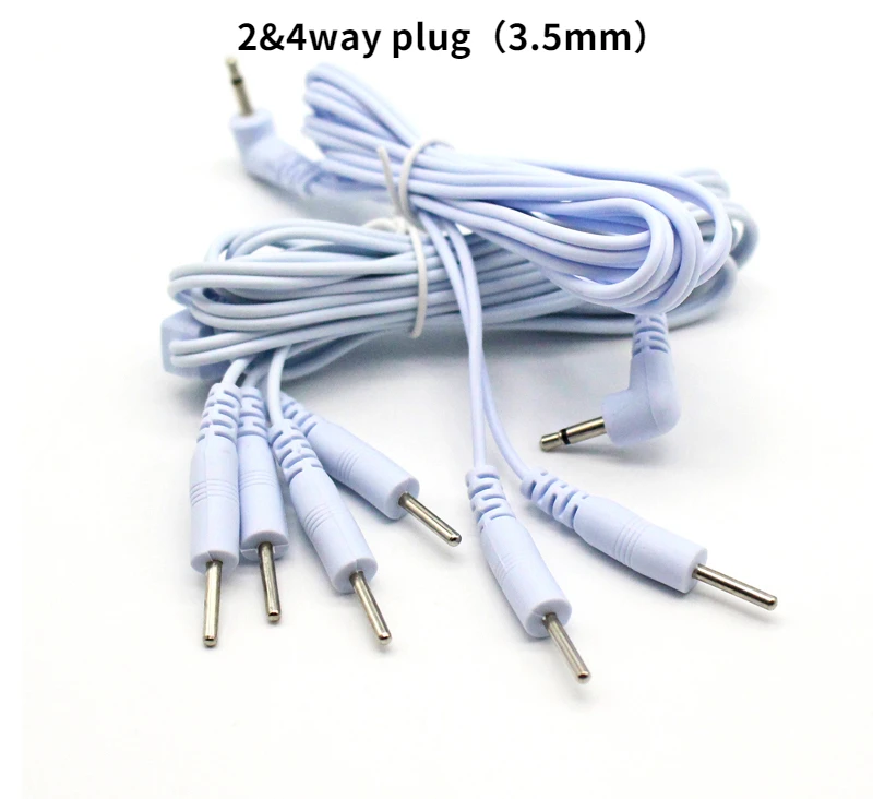 2,5/3,5mm 2/3 Pin Elektrode Kabel Elektrotherapie Elektrode Blei Drähte für Akupunktur Muskel Stimulator Therapie Massagegerät