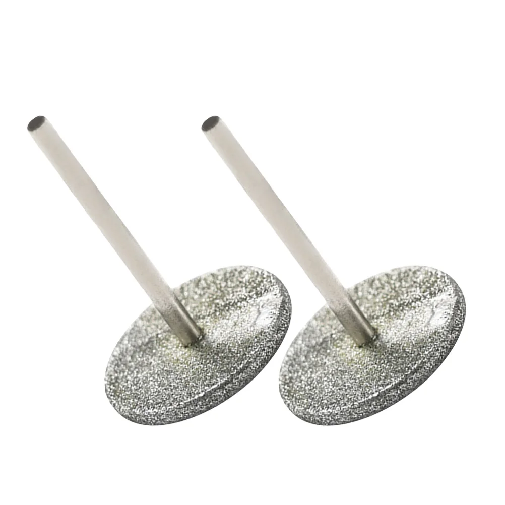 2pcs Nail Drill Bits 20Mm Sanding Discs For Electric Nail File Manicure Pedicure Gel Remover Cuticle Dead Skin Callus Removal