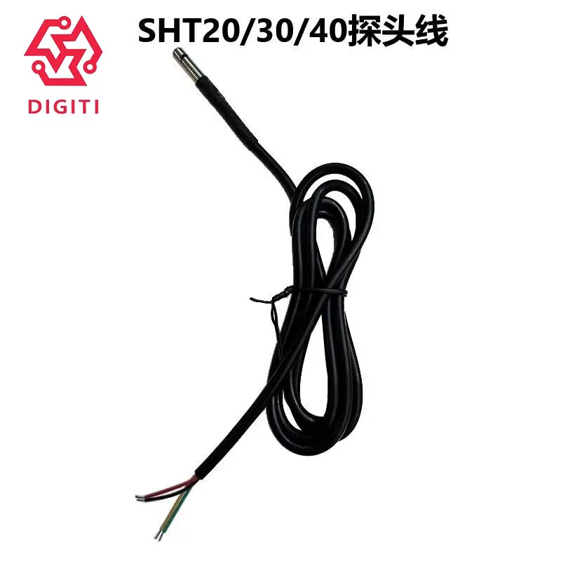 SHT20 SHT30 SHT40 Датчик температуры и влажности Водонепроницаемый модуль IIC из нержавеющей стали Цифровой датчик I2C 1000 мм 2000 мм 3000 м