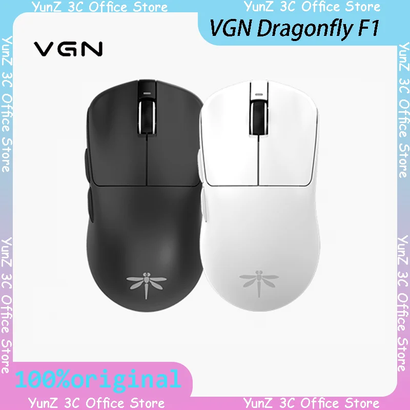 VGN Dragonfly F1 Pro Wireless Dual Mode Mouse PAW33985 50g Lightweight 4K Esports Long Endurance Gaming Mouse Suitable for PC