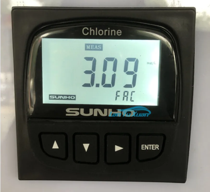 10mg Digital Chlorine Tester 4-20mA Residual Chlorine Online Analyzer Probe Sensor And Transmitter Water Chloride Analyzer