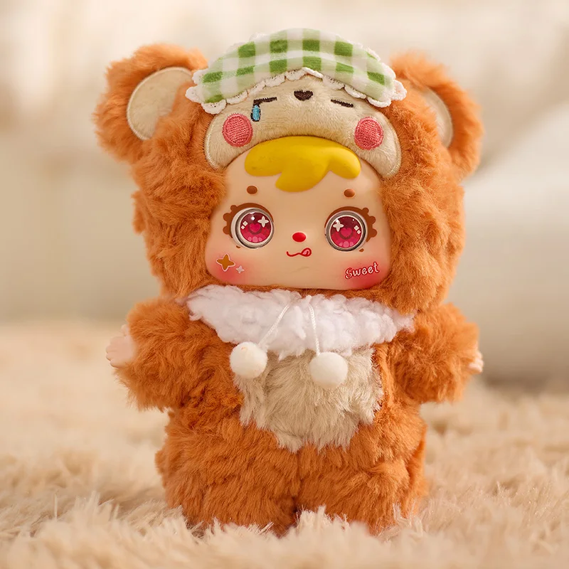 

Three Little Hair Samuel'S Plush Bag Pendant Doll Cartoon Trendy Play Blind Box Doll Girl Gift While Sleeping