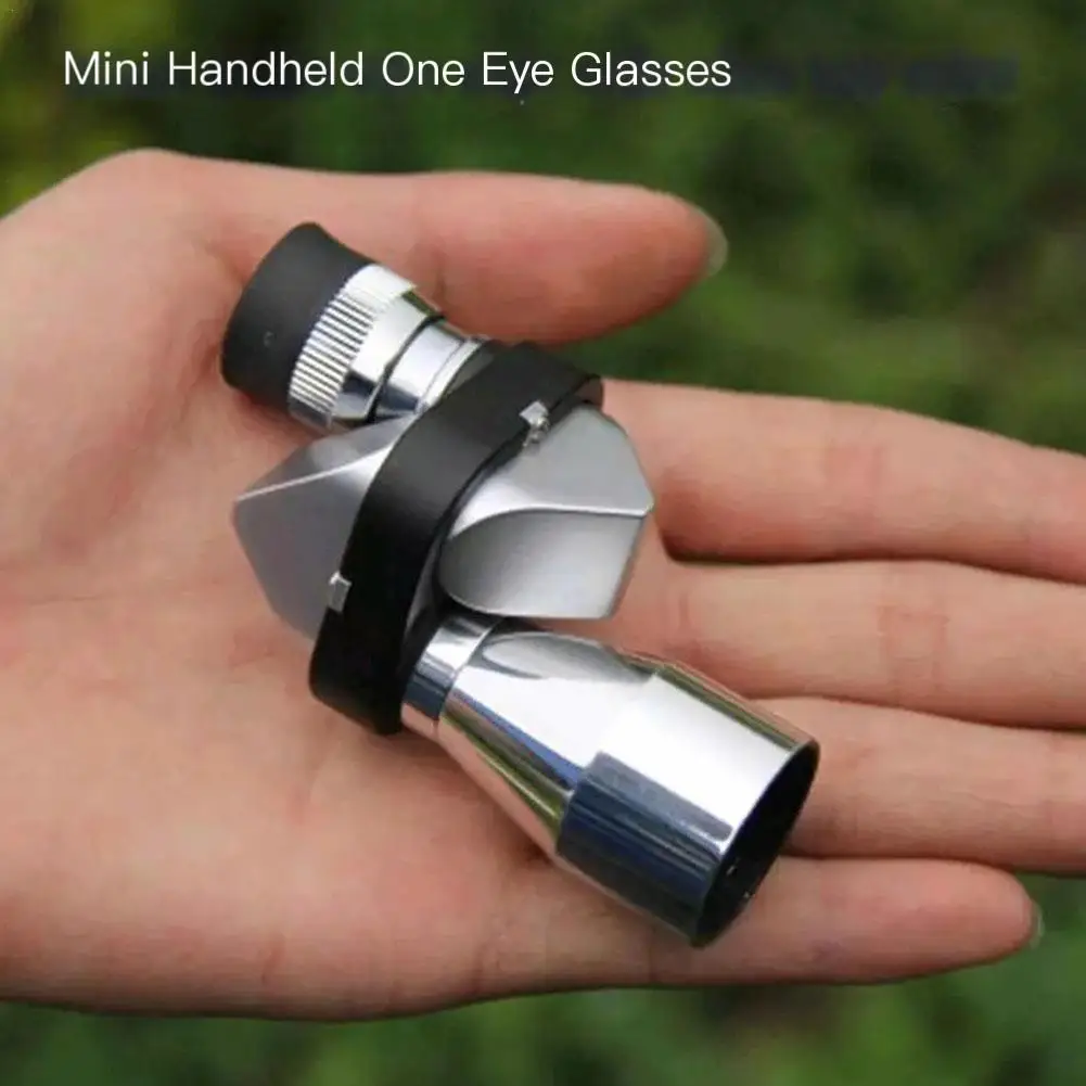 

Portable HD Mini Pocket Portable Metal Telescope Single-barrel High-powered Telescope Outdoor Hunting Camping Mountaineering
