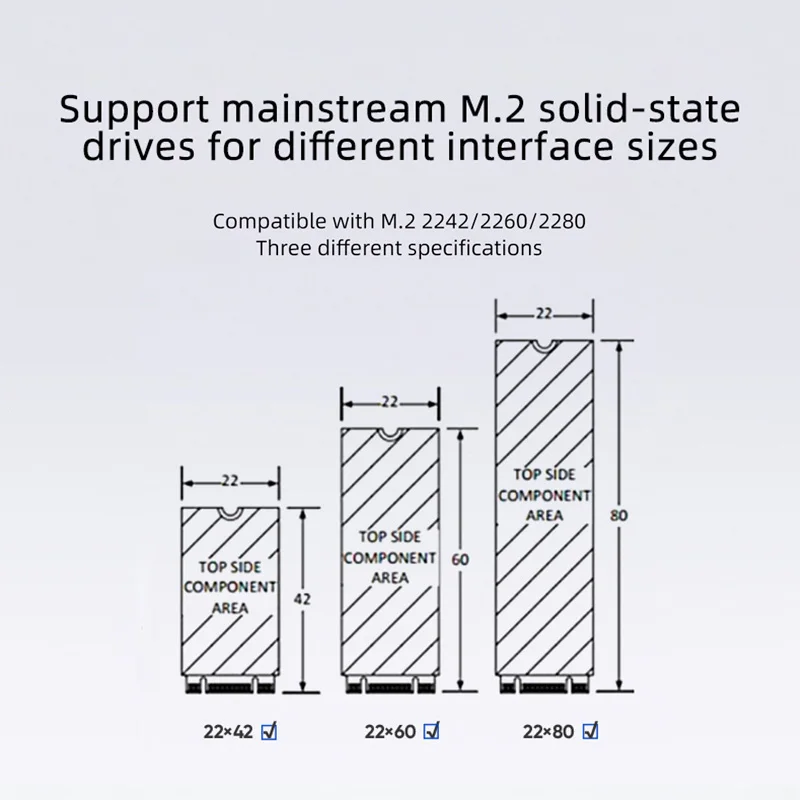 HIKSEMI 10Gbps M.2 NVME SATA SSD Enclosure Tool Free External Adapter USB C 3.1 NVME PCIe Case SSD PCIe M.2 SSD Case Portable