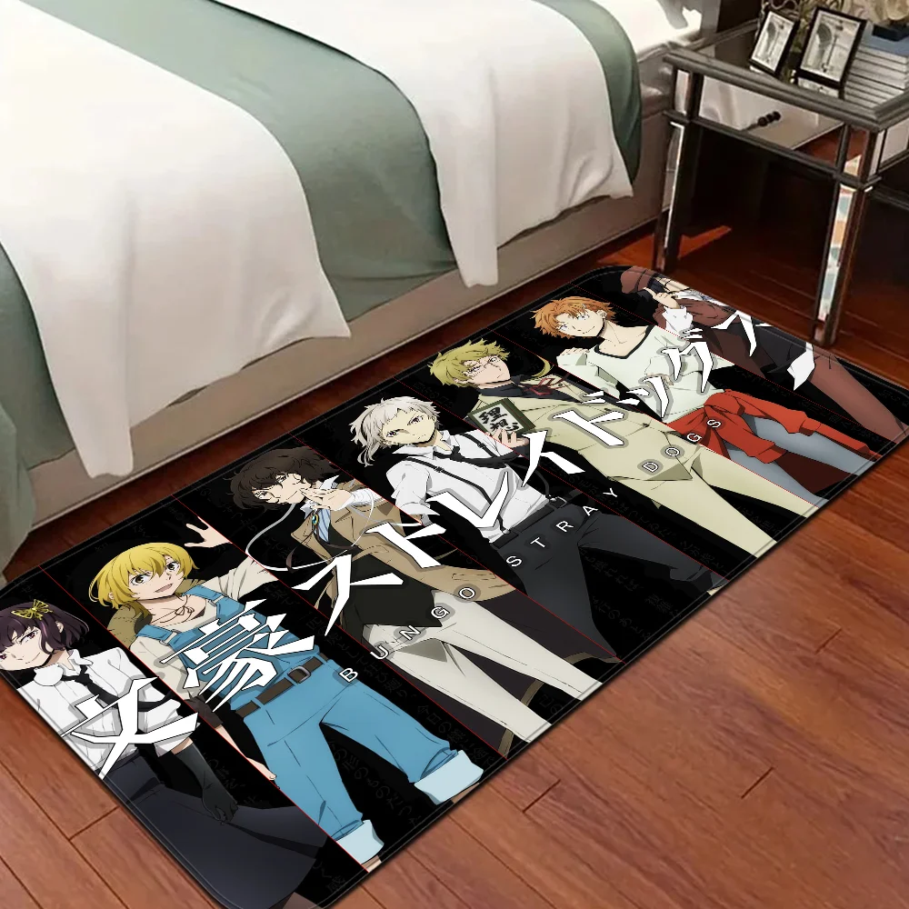 

Bungo Stray Dogs Room Mats Washable Non-Slip Living Room Sofa Chairs Area Mat Kitchen Alfombra