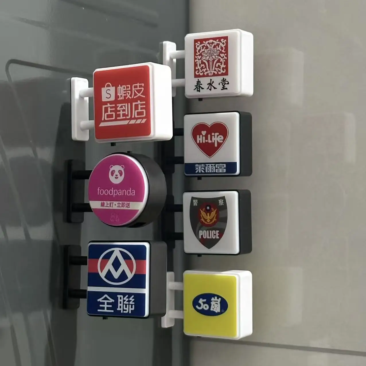 Japan New Luminous Fridge Magnets Mini Lightbox Led Light Sign