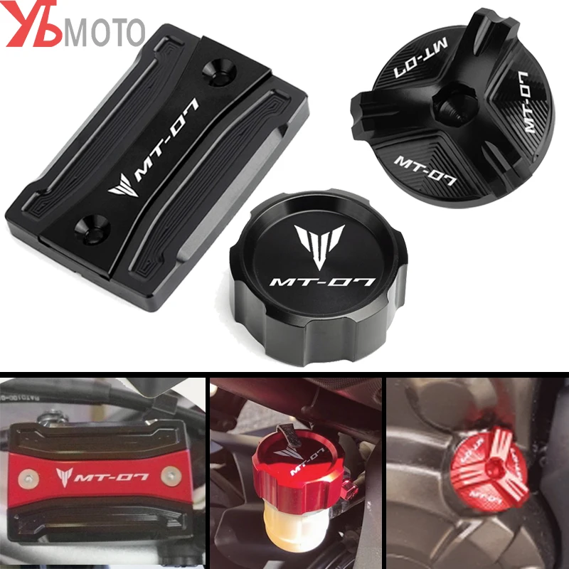 

Крышка Резервуара тормозной жидкости для мотоцикла с ЧПУ для Yamaha MT07 2021 2022 MT 07 FZ07 2014-2020
