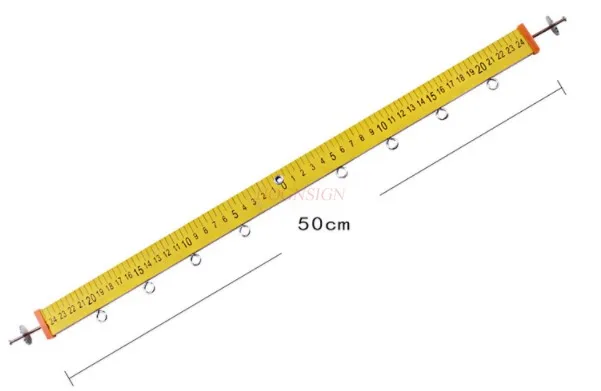 Règle de levier en bois, grand équipement expérimental de physique du collège, instrument de démonstration d'enseignement, principe de levier