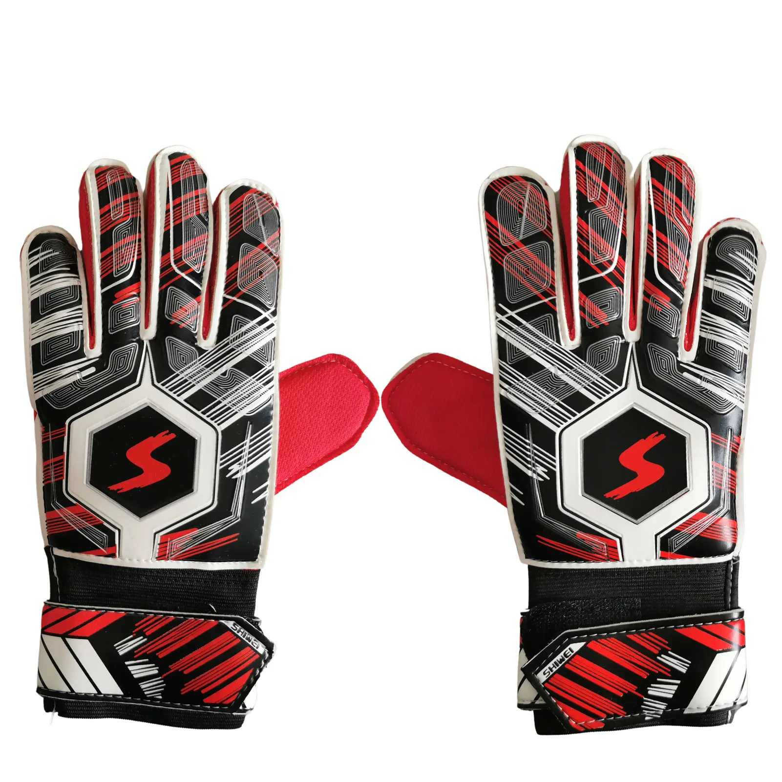 

Soccer Goalkeeper Gloves Latex Goalie Gloves Breathable Football Glove With Tight Wrist Strap Fingers Protection For Yout /Adult