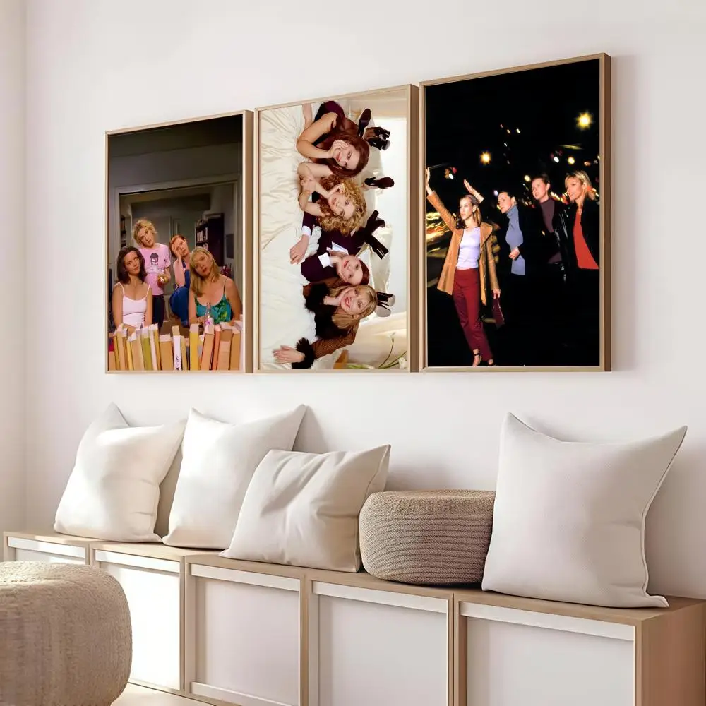 Póster de la serie de televisión S-Sex And The City, portada del álbum de música para habitación, pintura en lienzo, arte impreso, decoración de pared del hogar, imagen, regalo