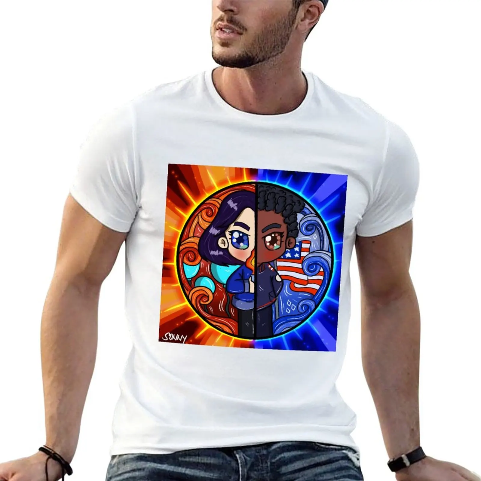 

Scylla and Anacostia, Two Sides of the Same Coin T-Shirt t shirts for man pack white T-Shirt