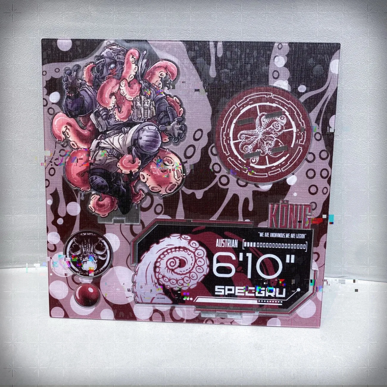 COD Call of Duty لعبة محيطية من الأكريليك بطاقة قائمة كاملة الصفحة Q نسخة لتزيين سطح المكتب وادي doujinshi