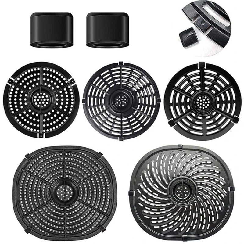 Air Fryer Grill Plate Profession Kitchen Rubber Feet Tips Bumpers Silicone Tabs Corner Guards Non-slip Scratch-resistant