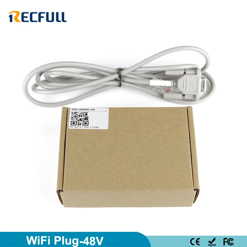 Wireless WIFI Plug Remote Monitoring Communication Cable RJ45 RS232 Port for MPPT 5500W Off-Grid Solar Inverter