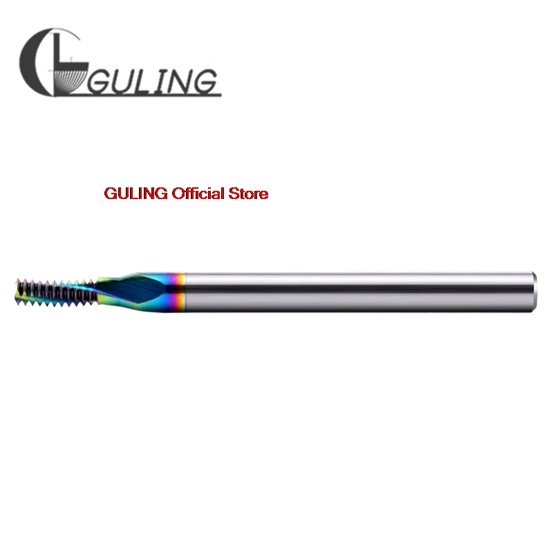 GULING CNC Machine Solid Carbide Full Thread Milling Cutter M3 M4 M5 M6 M8 M10 M12 M14 M16 M20 M24 Mill Mills