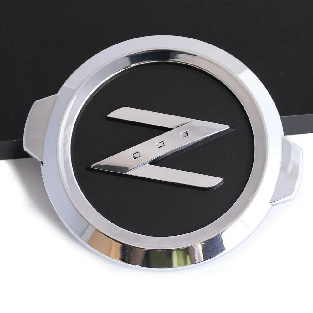 

Chrome Black Z Nameplate Car Rear Trunk Emblem Badge for 350Z 370Z Fairlady Z33 Z34 Accessories