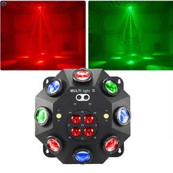 Professional RGBW dancing Laser Beam Strobe Moving Head Light DMX Control for Disco Nightclub Wedding Family Party
