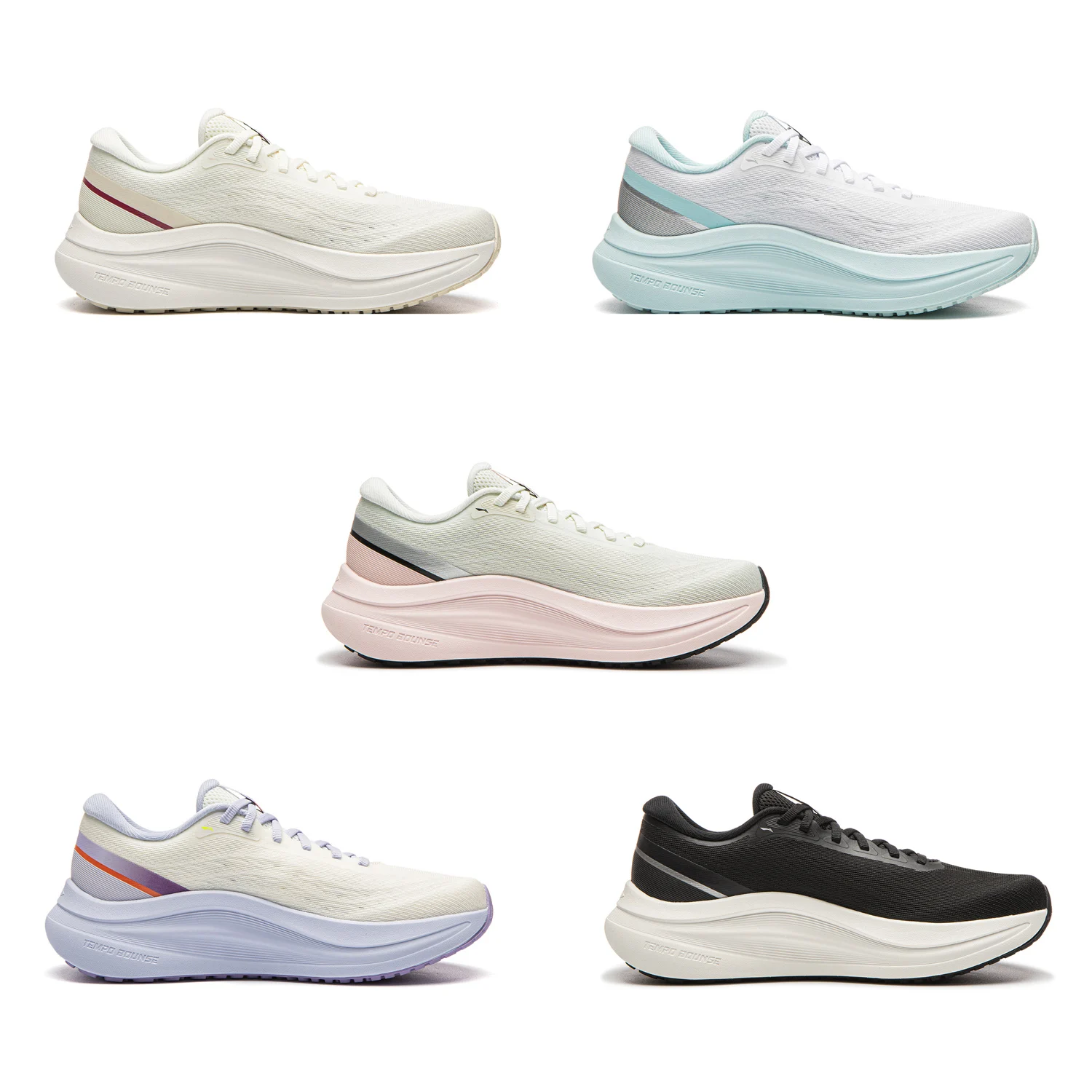 Li-Ning Women's YUEYING 6 Optimized Cushion Running Shoes with Wide Toe Box TEMPO BOUNSE Stable Support LiNing Sneakers ARHW018