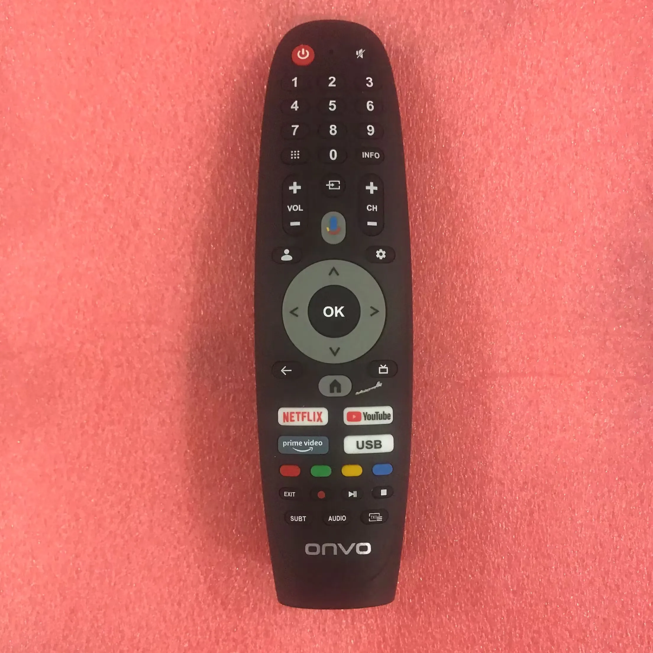 Suitable for LCD TV voice remote controls (button functions must be the same).