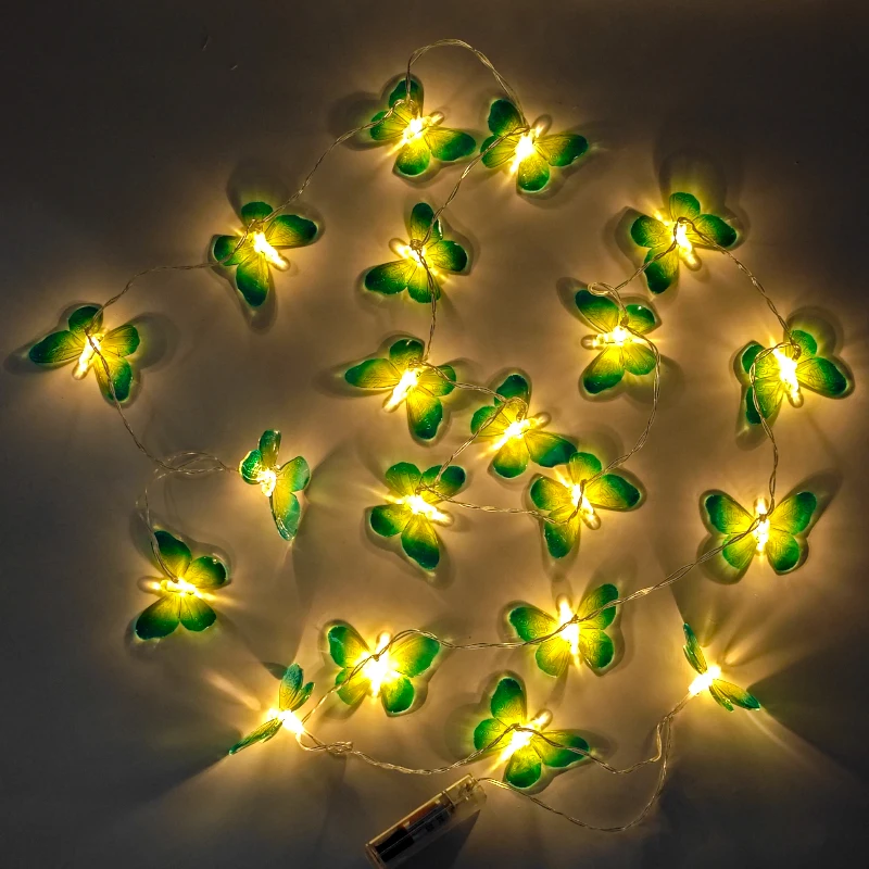 1.5/3m LED Fairy Tale String Lights Wedding Glowing Butterfly Light String For Home Room Garland Birthday Party Decoration