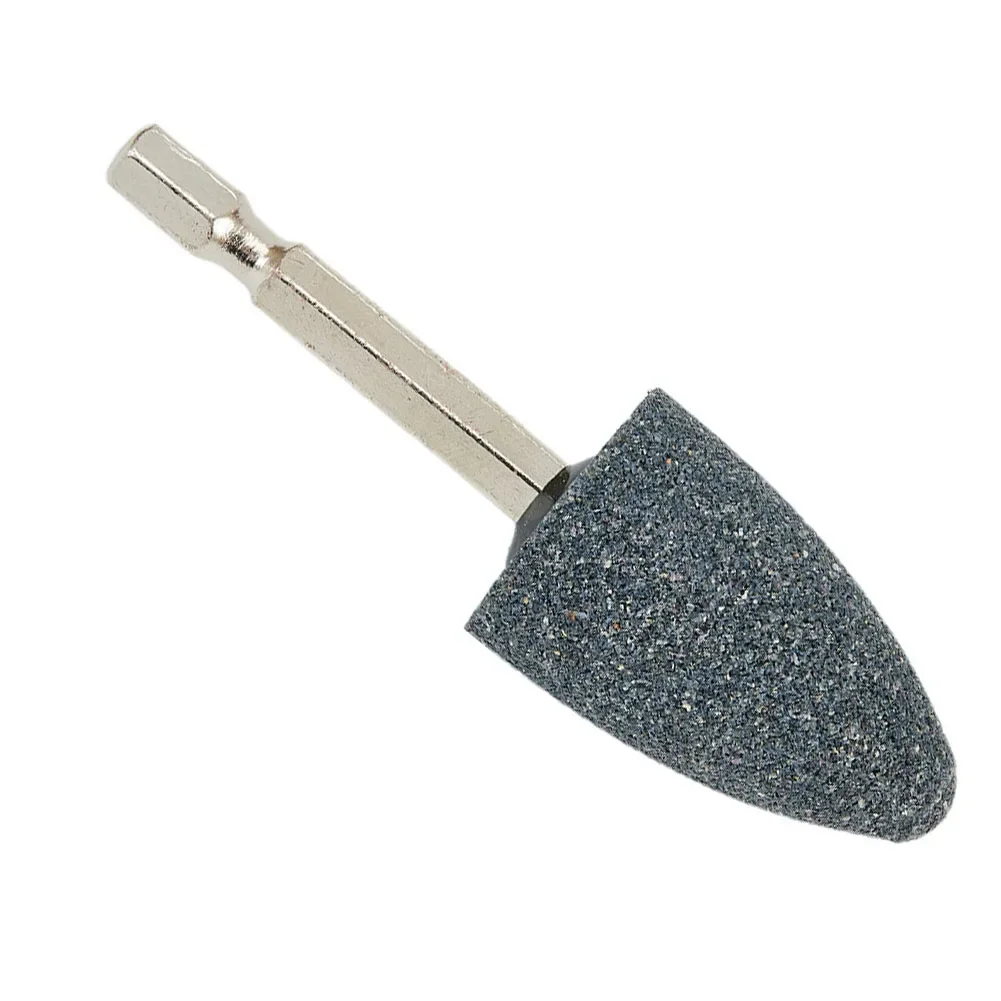Аксессуары, шлифовальная головка, шестигранный хвостовик, заточка, 1 шт., коричневый корундовый конус, шлифовальный круг, портативная головка