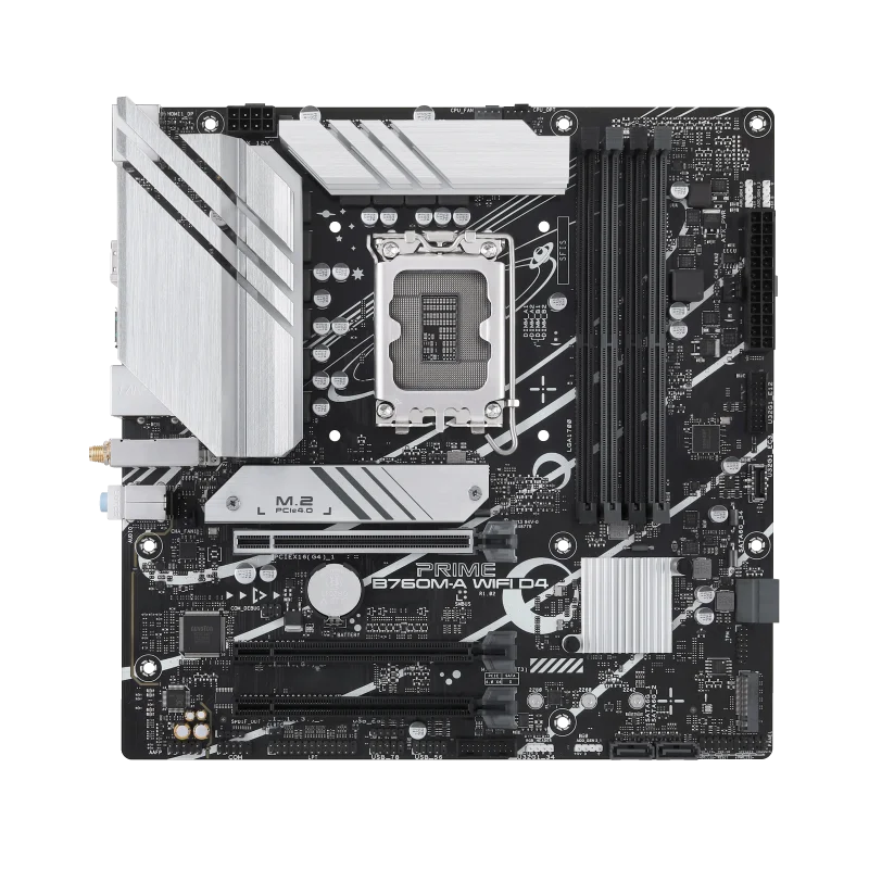 New PRIME B760M-A WIFI D4 Motherboard CSM DDR4 PCIe 5.0 128GB PCIe 4.0 M.2 USB3.2 Gen2 Type-C for Desktop Gaming PC