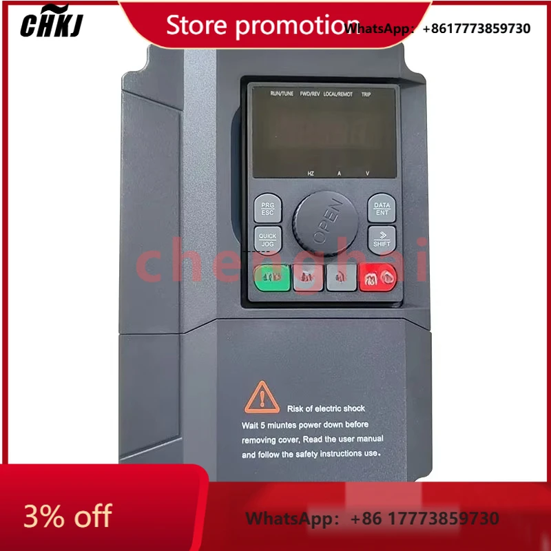 

CHKJ-2025NEWHL710Series 11KW 15KW 18.5KW 22KW Three Phase380V Solar Photovoltaic Inverter Solar Water Pump Frequency Converter