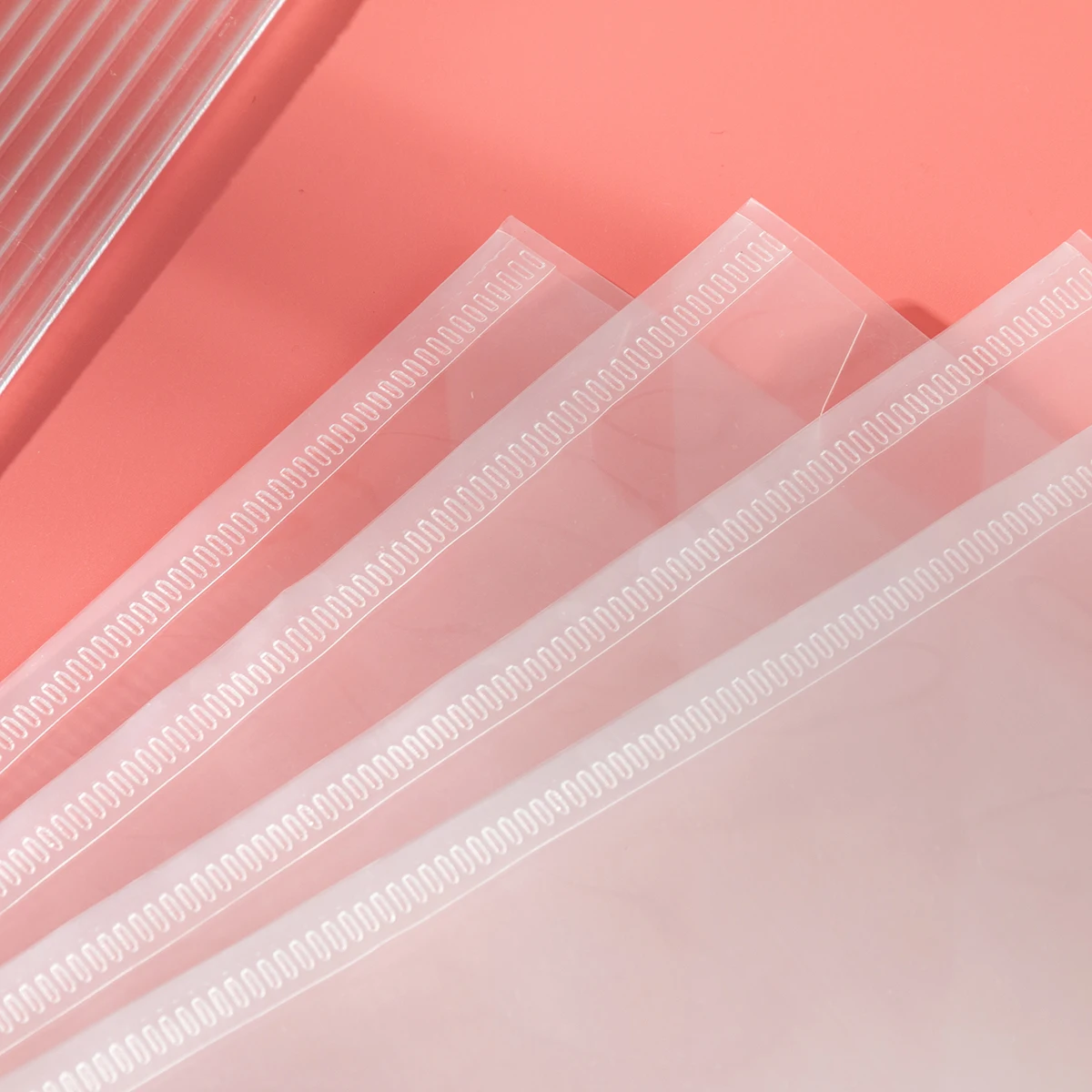 20-Pack File Bag with Label Transparent A4 Folder Snap Bag Plastic Data File Bag Storage Office Supplies Button Bag Briefcase Multi-Color