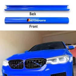 1pair ABS Car Front Grille Trim Strips For BMW 1 2 3 4 5 X Series F30 F25 G20 G28 Auto Decoration