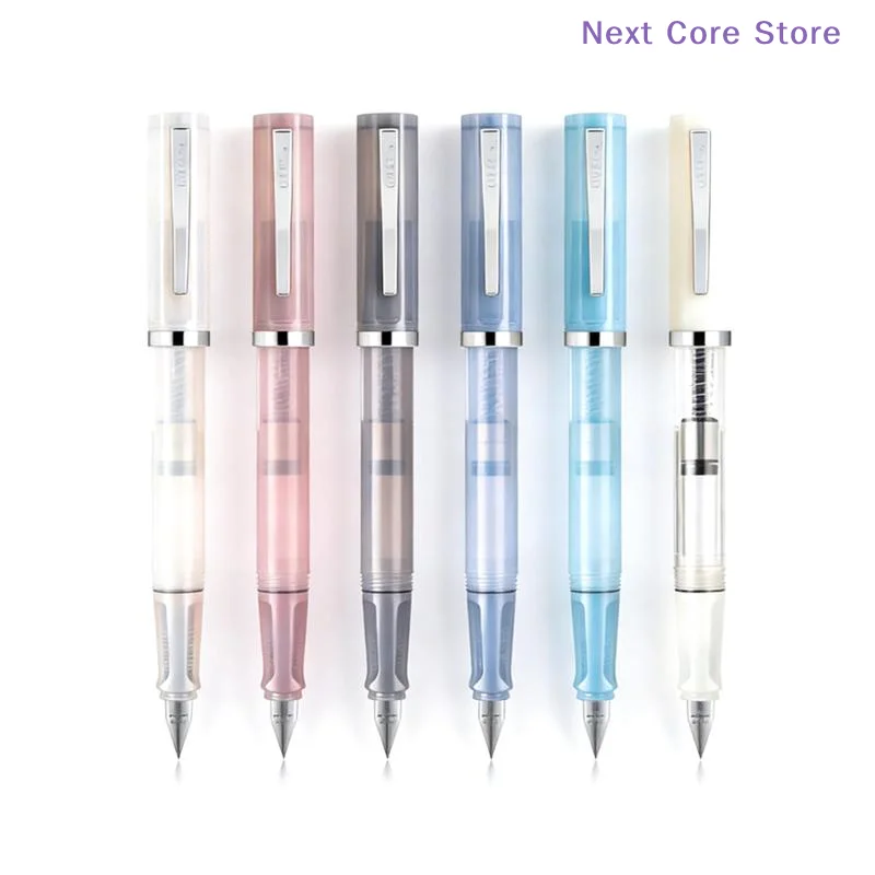

6 Colors F EF Nib Ink Pen 58D Fountain Pen Writing Calligraphy Pen School Office Supplies Stationery PK MAJOHN HONGDIAN