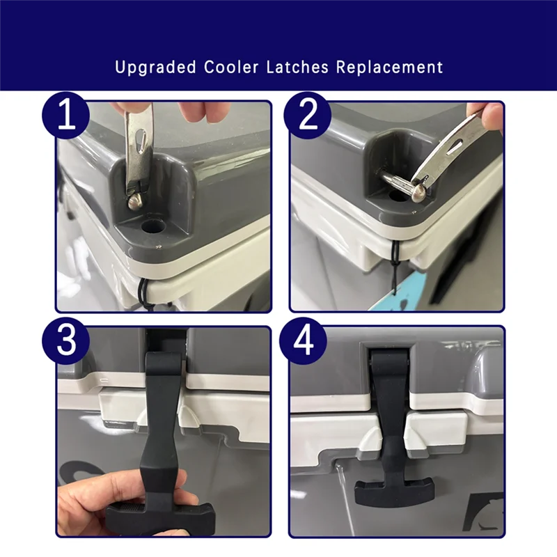 -A89Z مناسب لمزالج استبدال مبردات RTIC وYeti - لـ Roadie، Haul، Silo، شريط جاف خفيف للغاية سعة 52 لترًا