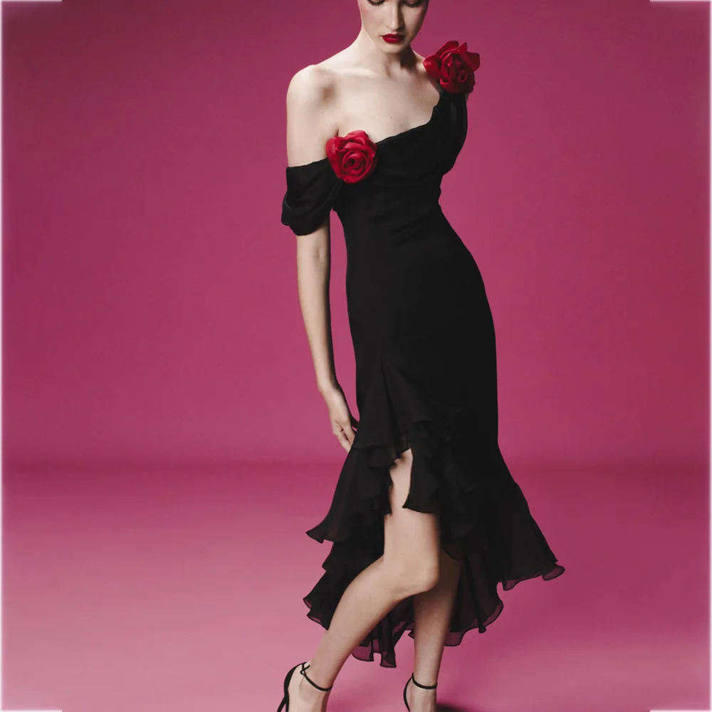 

Современные вечерние платья женские с открытыми плечами асимметричный подол коктейльное платье торжественное вечернее банкетное платье по индивидуальному заказу