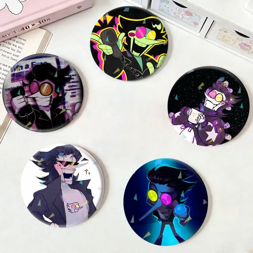 

Deltarune Spamton Badges Niche Design Brooch for Backpack Lapel Pins Creative Accessories