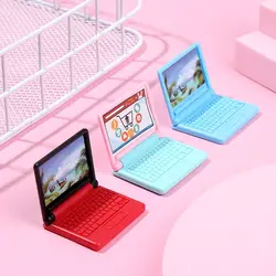 Mini Collapsible Laptop Doll Accessories Office Toys for Dolls Fashion Accessories Set for Dolls Mini Computer