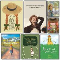 Decor Anne of Green Gables Poster HD art sticky wall waterproof home living room bedroom bar aesthetic decoration
