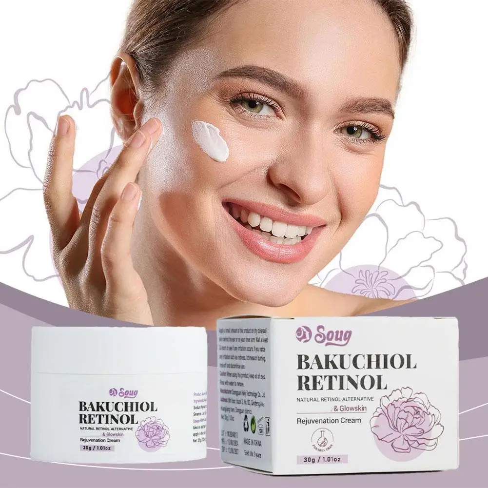 SOUG 30ml Retinol Rejuvenescimento Creme Bakuchiol Retinol Retinol Rosto Hidratante Luta & Pele Soro Creme Cuidados Vitamina T5S7