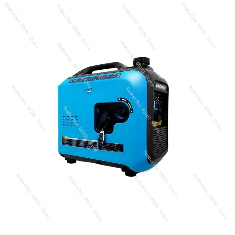 24V parking gasoline generator small silent 2000W remote control truck outdoor DC battery charging air conditioning dedicated