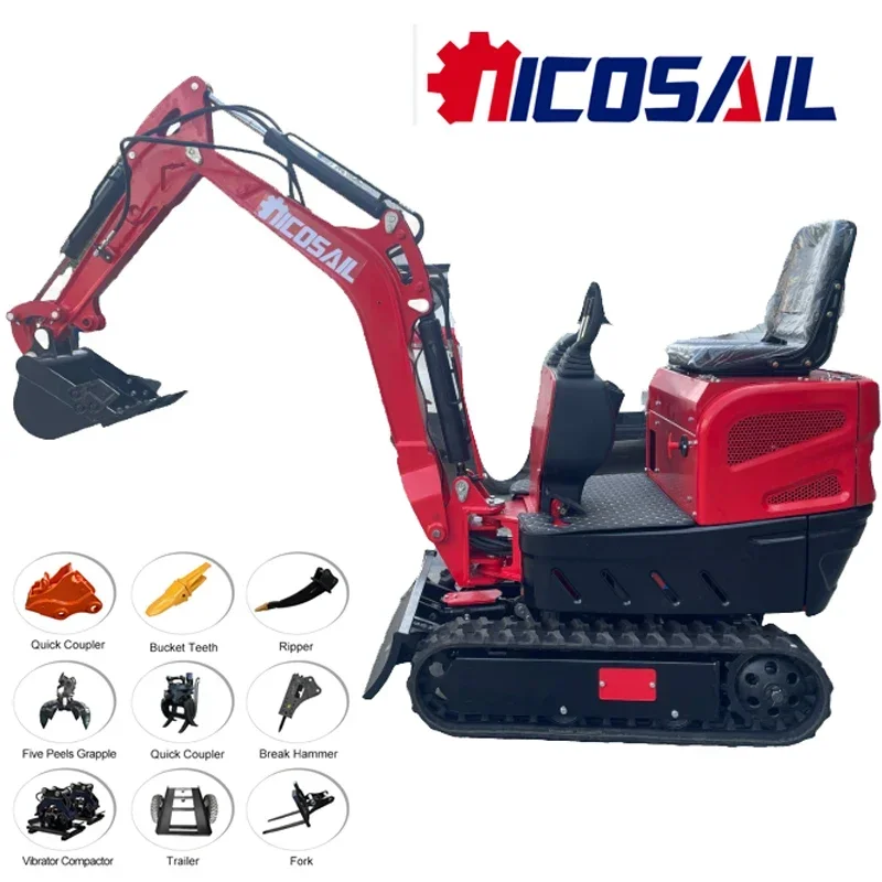 

Customization Mechanical Mini Excavator 1200kg 1.2ton Hydraulic Mini Excavator with Competitive Prices on Farm and Factory