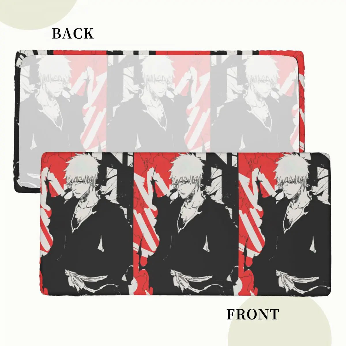 Ichigo Kurosaki Anime Bleach Custom Rectangular Tablecloth Waterproof Table Cover for Dining Events Table Cloth