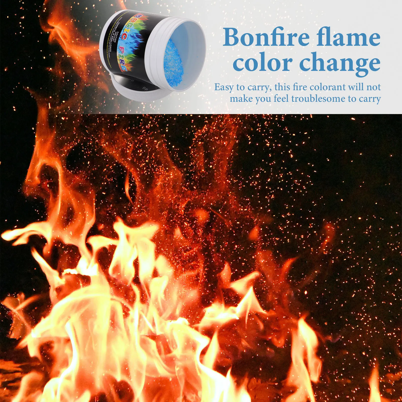 

Fire Colorant Camping Supply Flame Colorant Outdoor Bonfire Fireplace Fire Color Change Indoor Party Accessory
