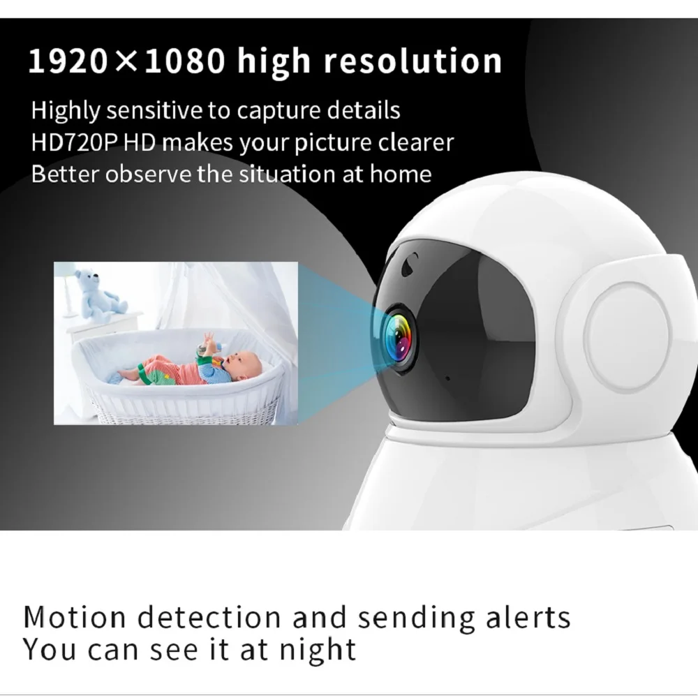 TUGARD 2K 3MP IP Camera Tuya Smart Home Indoor WiFi Wireless Surveillance Camera Automatic Tracking CCTV Security Baby Monitor