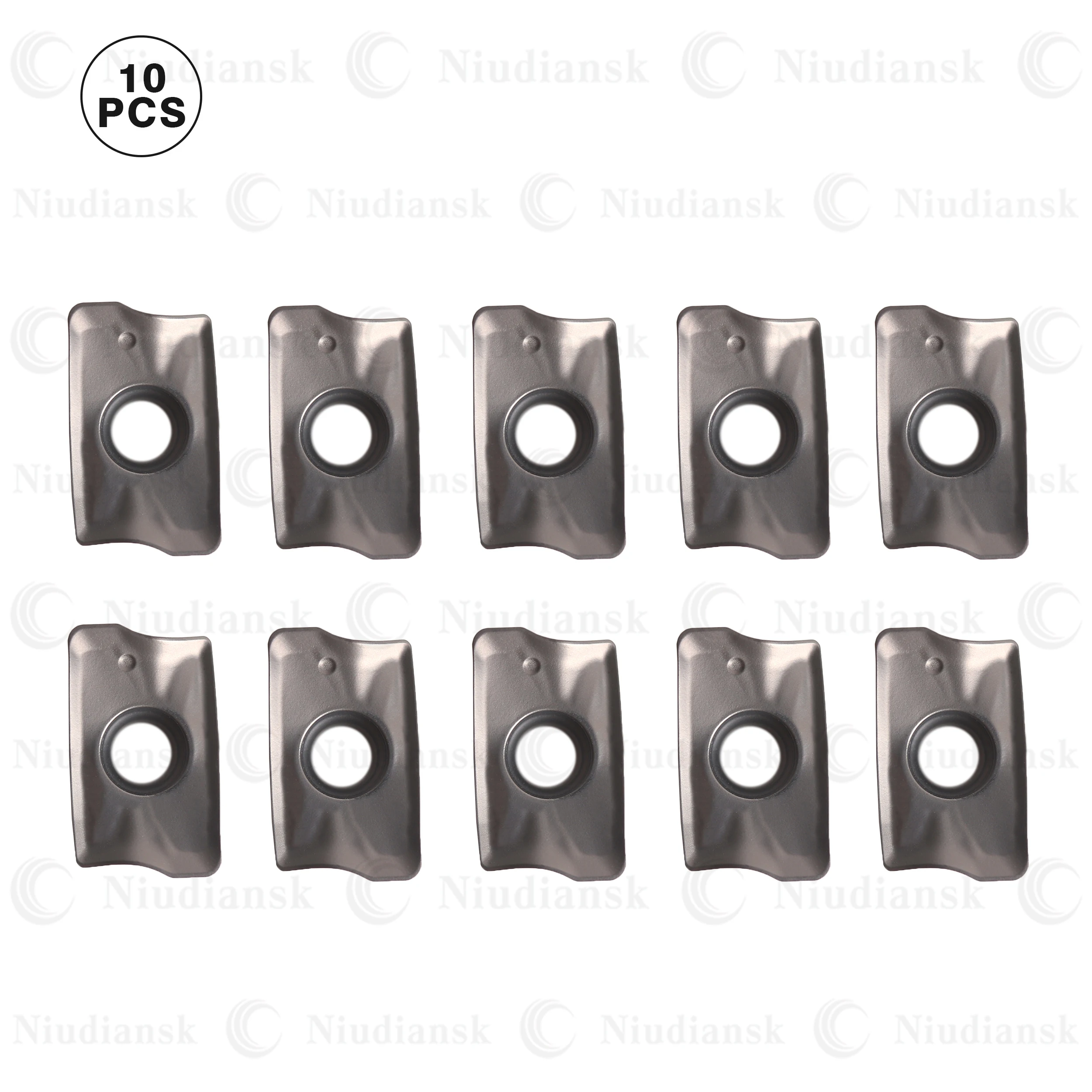 10pcs DESKAR R390-11T308M-PL LF90 CNC Lathe Cutter Turning Insert Milling Cermet Cutting Blade Tool Part Machine Metal Highlight