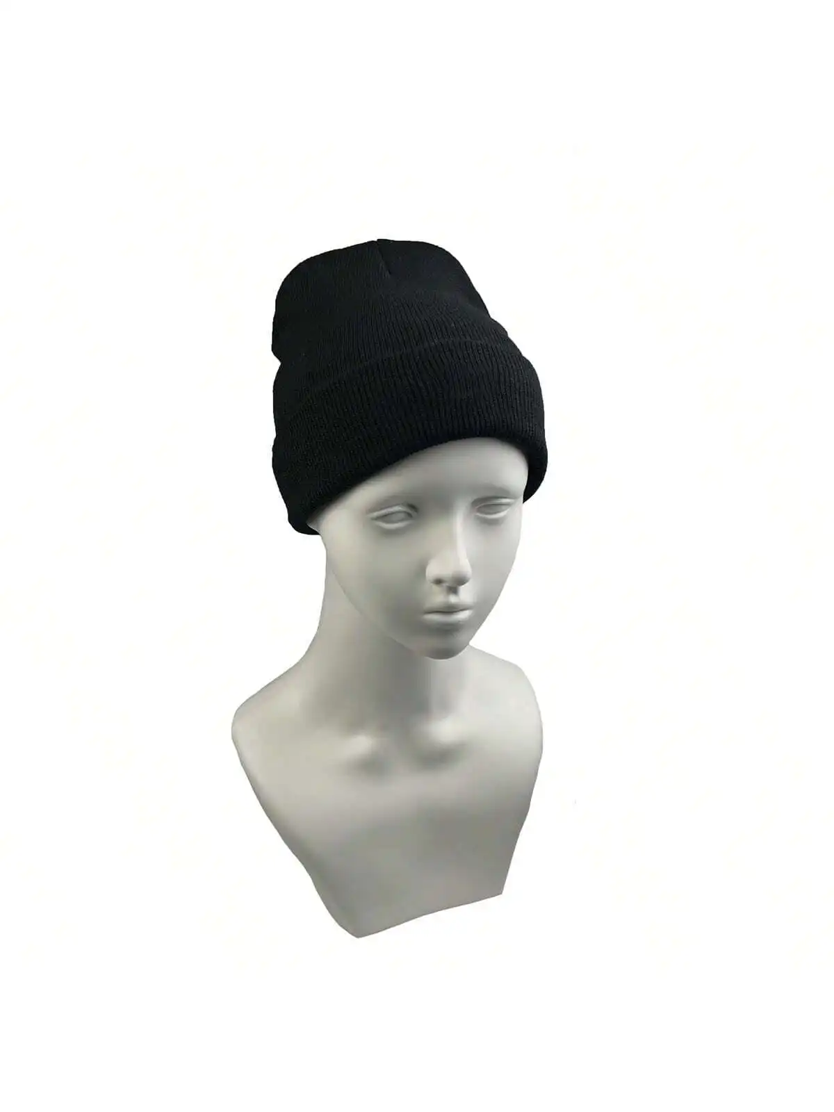 

1pc Winter Knitted Skullcap Casual Hip Hop Hat Women Men Beanies Cap Unisex Solid Color Keep Warm Elastic Hats