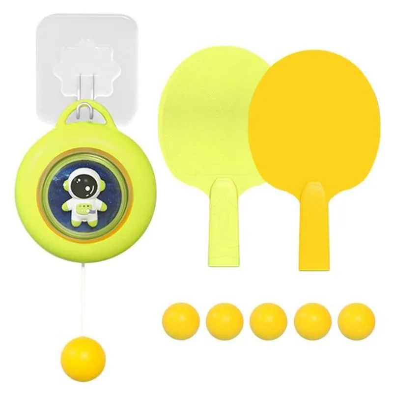 Hanging Table Tennis Trainer Indoor Parent-child Interaction Game Set Adjustable Length Motor Coordination Children Sensory Toys