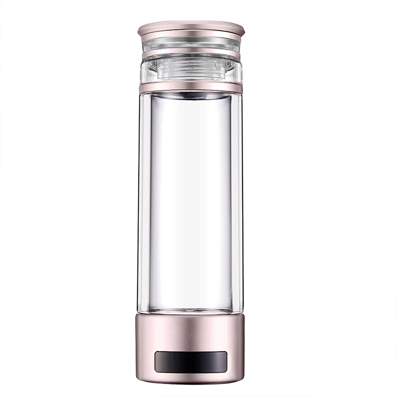 

Hot Selling High H2 9000ppb OEM Outdoor Household USB Spe/Pem Hydrogen Generator Water Bottle Inhaler for Health