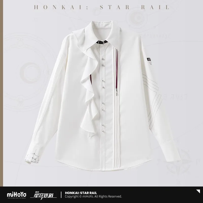 

Official Kafka Loose fitting shirt Honkai: Star Rail Official MiHoYo Kafka Theme Cosplay Women's Shirt Tops JK Uniform Role Play