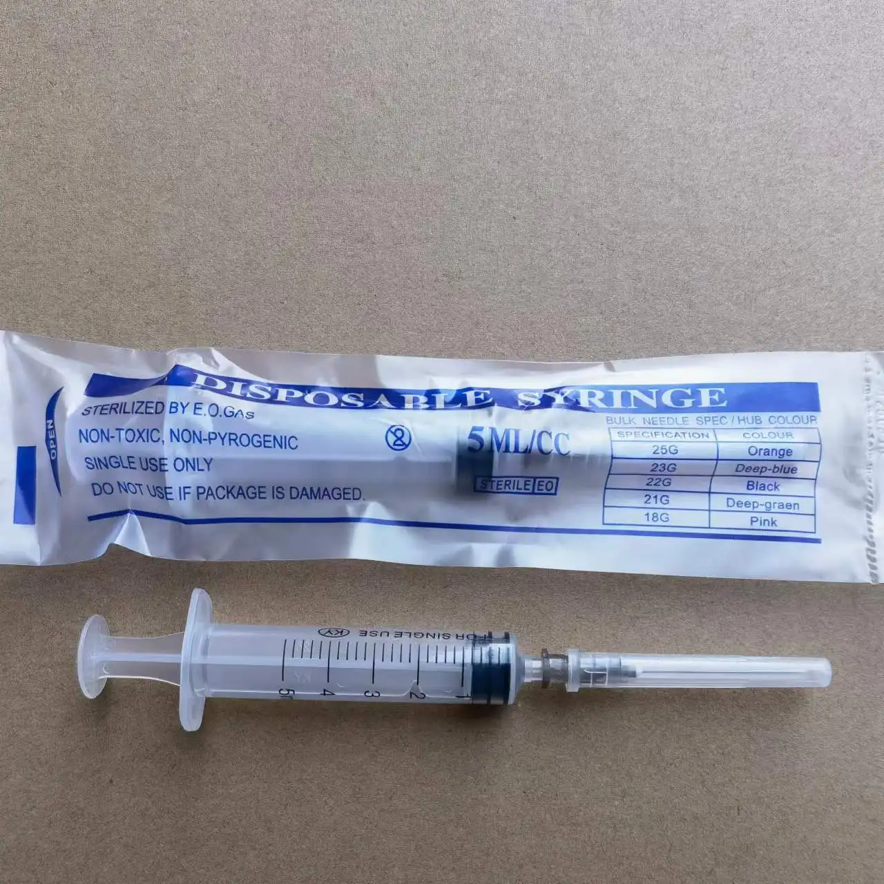 Siringhe da 5 ml, 10 ml, 20 ml, 30 ml, 50 ml Siringa medica monouso per dissolvare campionamento sperimentale Strumenti di iniezione di bellezza