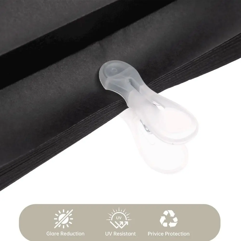 Cut to Size Blackout Pleated Paper Blind No Drill Stick On Adhesive Paper Shades Cordless Easy Install Paper Window Shades
