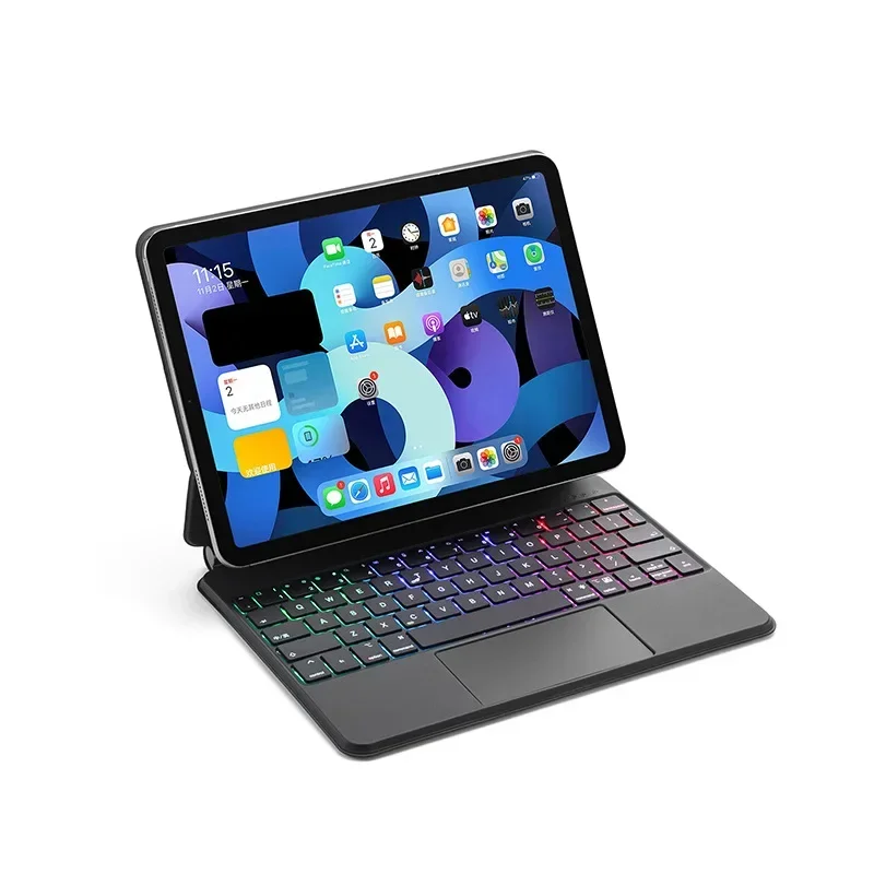 Imagem -06 - Bluetooth Toque Ipad Teclado Mágico Geração Teclado Bluetooth Adequado para Ipad Pro 12.9 11 Ipad 10th Geração Capa Case